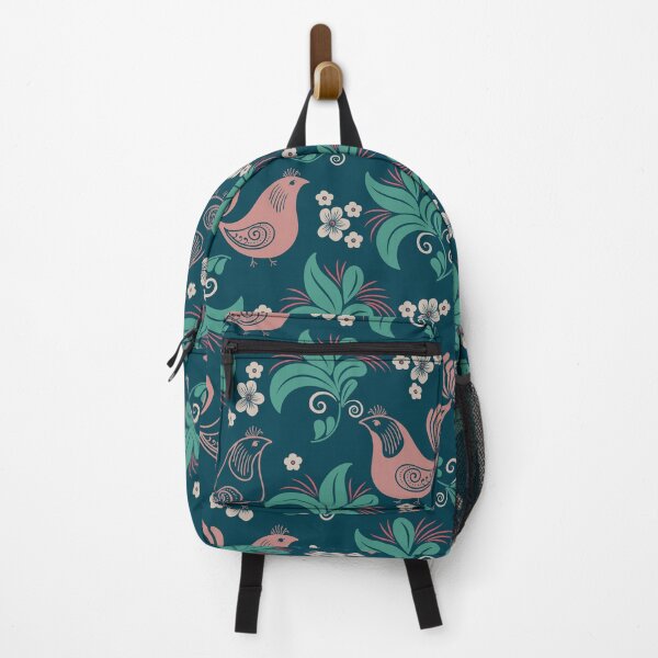 Item preview, Teal Magical Forest Bird and Flowers iPhone case designed and sold by amethystdesign.