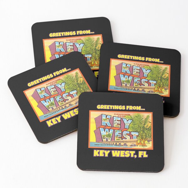 Item preview, Key West Florida Postcard Art, Greetings From Key West designed and sold by K. Scott  Teeters.
