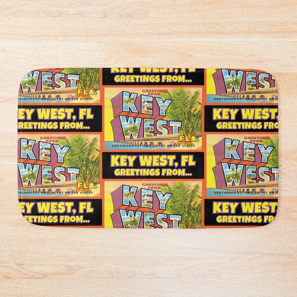 Item preview, Key West Florida Postcard Art, Greetings From Key West designed and sold by K. Scott  Teeters.