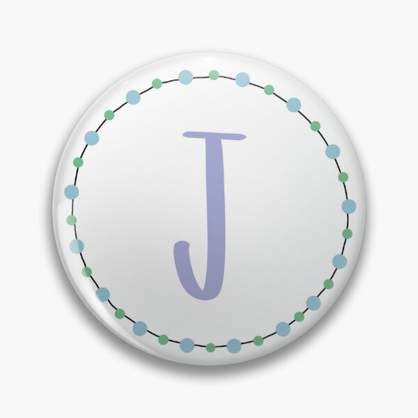 Item preview, Blue, Green Purple Circle J designed and sold by Meghan Hill.