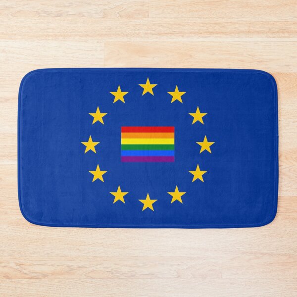 Item preview, Europe EU star rainbow flag designed and sold by GeogDesigns.