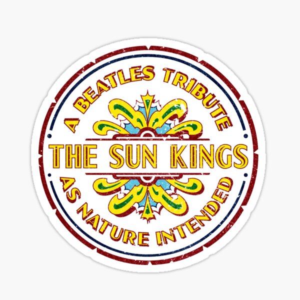 The Sun Kings - Drumhead Logo Sticker