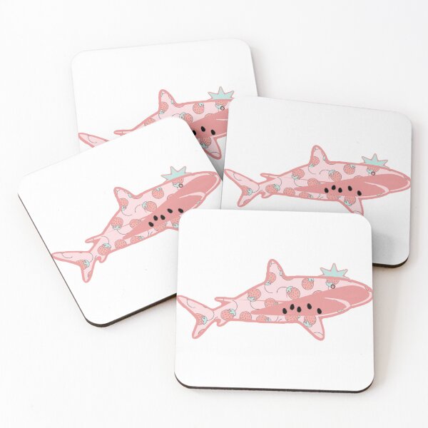 Item preview, strawberry shark designed and sold by Julia Santos.
