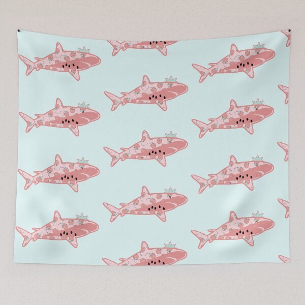 Item preview, strawberry shark designed and sold by Julia Santos.