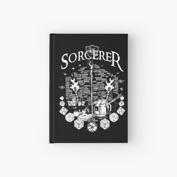 RPG Class Series: Sorcerer - White Version Hardcover Journal