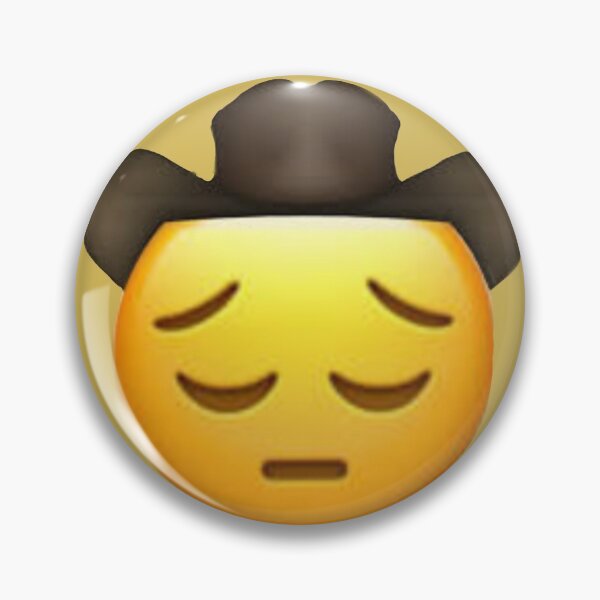 Item preview, Sad Cowboy Emoji designed and sold by artnonsense04.