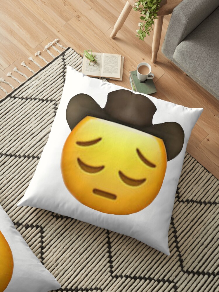 cowboy emoji plush