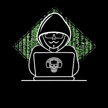 Artwork thumbnail, Computer Hacker Coding Phyton for Tech, Programmer and Coder by Cedinho