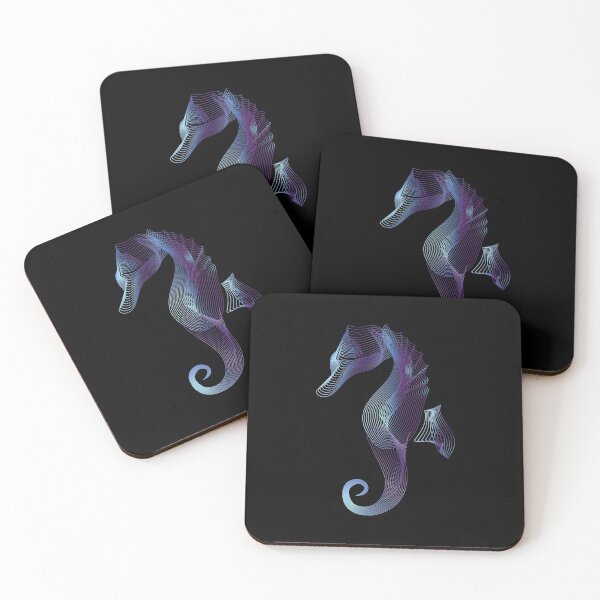 Item preview, Gradient Seahorse Line Art designed and sold by LophiiCreations.