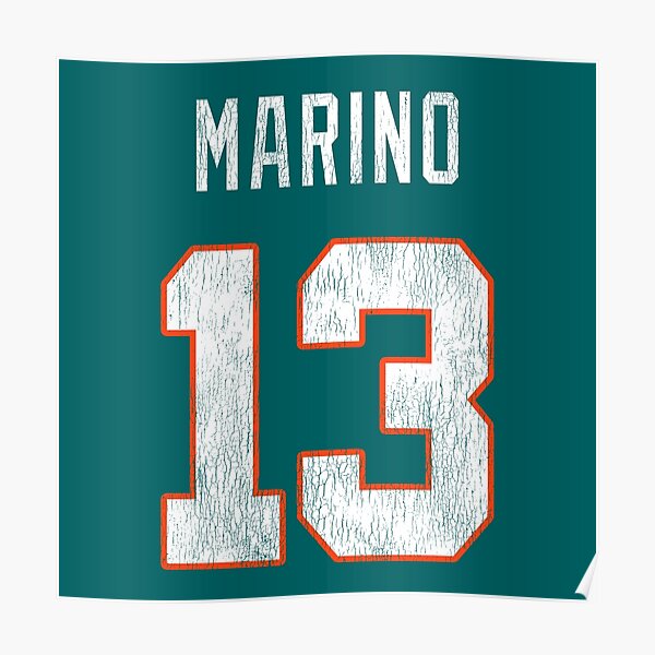 Miami Dolphins Dan Marino #13 Vintage Champion Football Jersey – ABC Vintage