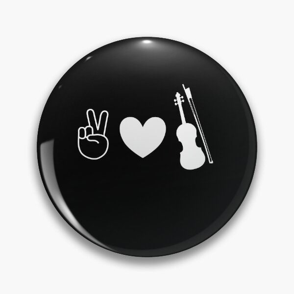 Item preview, Peace Love Violin Violinist Gift designed and sold by jpjournals.