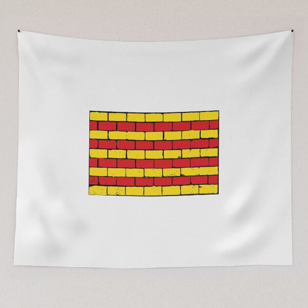 Item preview, Catalonia Catalan flag flag designed and sold by GeogDesigns.
