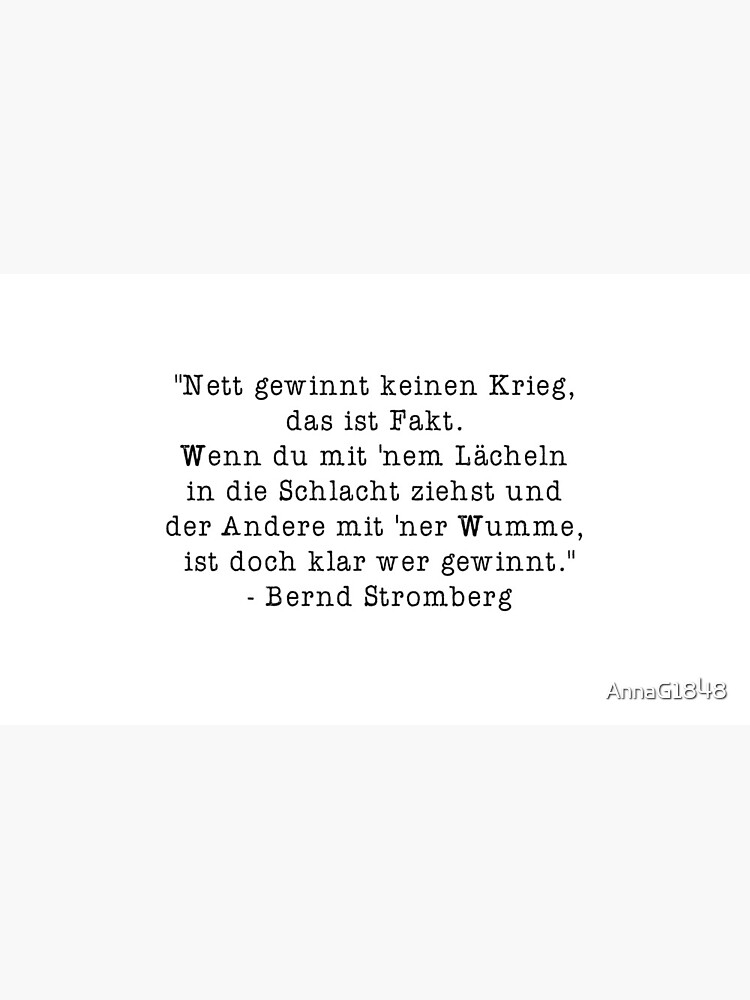 "Stromberg Zitat" Kaffeebecher von AnnaG1848 Redbubble