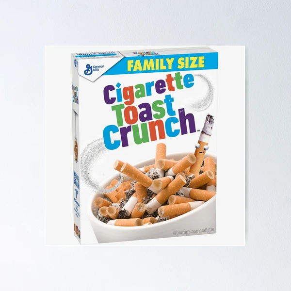 cigarette cereal Flavored tobacco: candy-coated addiction PUBLIC HEALTH INSIDER Cigarette Toast Crunch! Family Size
