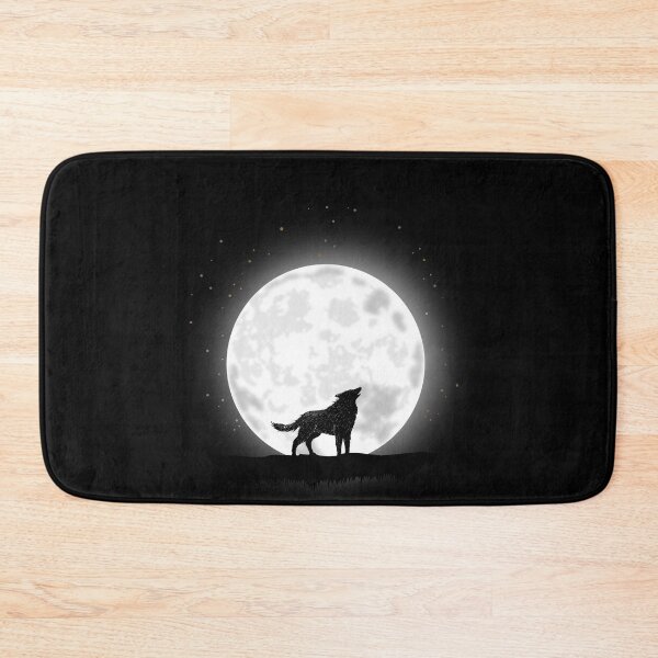 Item preview, Wolf Howl Full Moon Mysticism Moonlight Gift designed and sold by Ibu83.