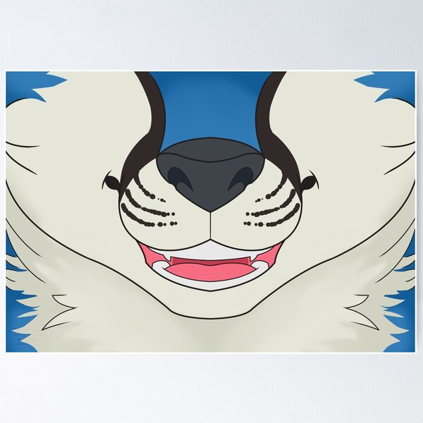 Item preview, Blue Fox Face designed and sold by KeishaMaKainn.