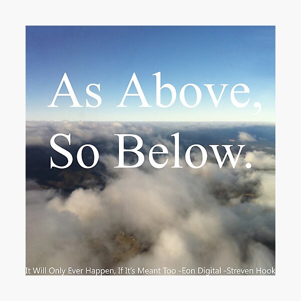 above Photographic Print