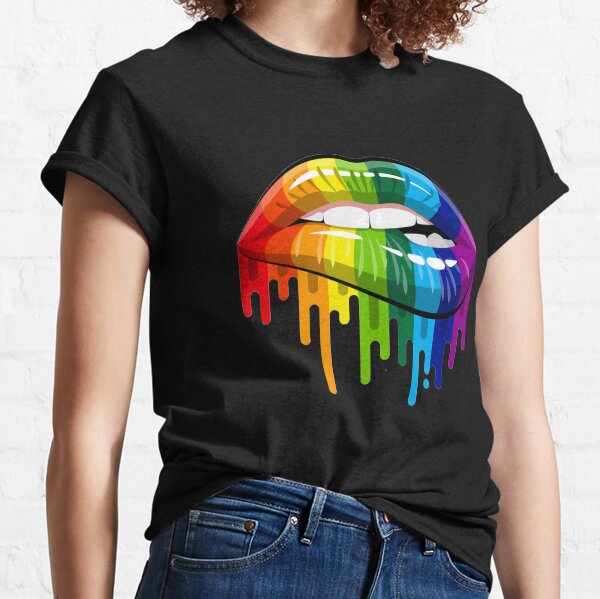  Rainbow Half Heart Partner Right Heart T-Shirt