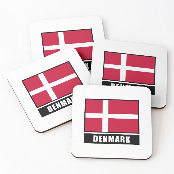 Item preview, Denmark Danish flag flag designed and sold by GeogDesigns.