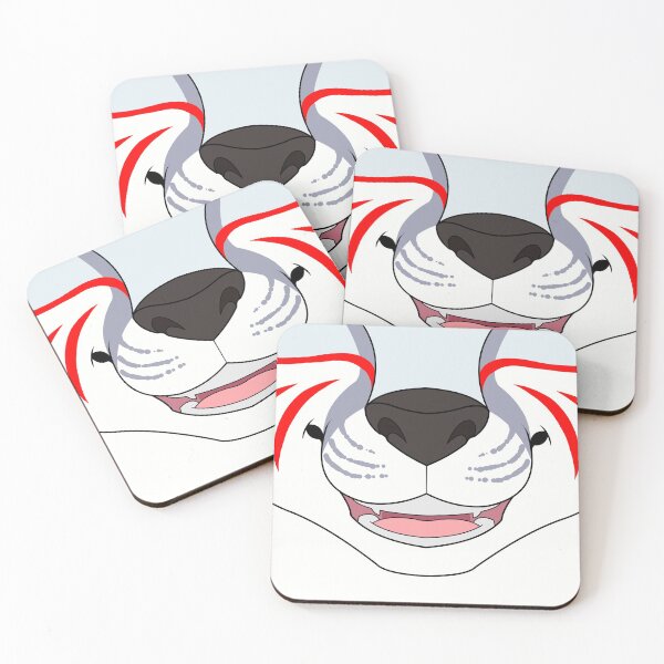 Item preview, Silver Kitsune Face designed and sold by KeishaMaKainn.