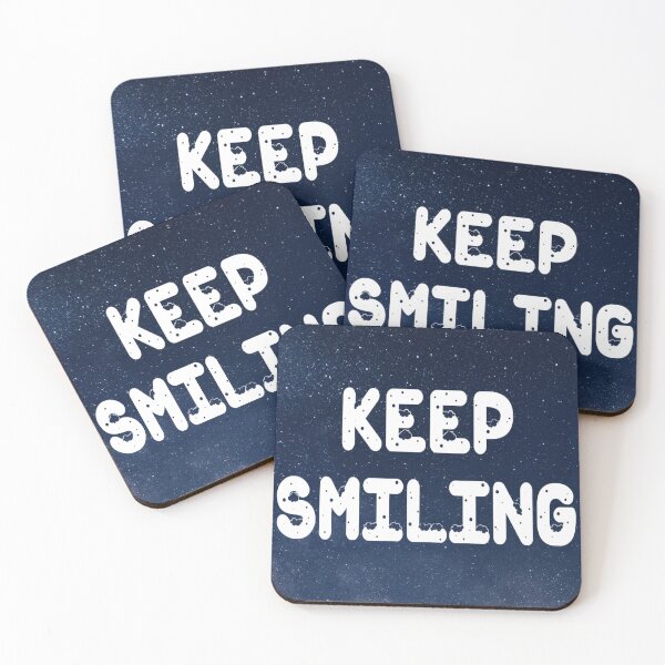 Item preview, Keep smiling on nights sky background mask designed and sold by KGN  CREATIVITY.