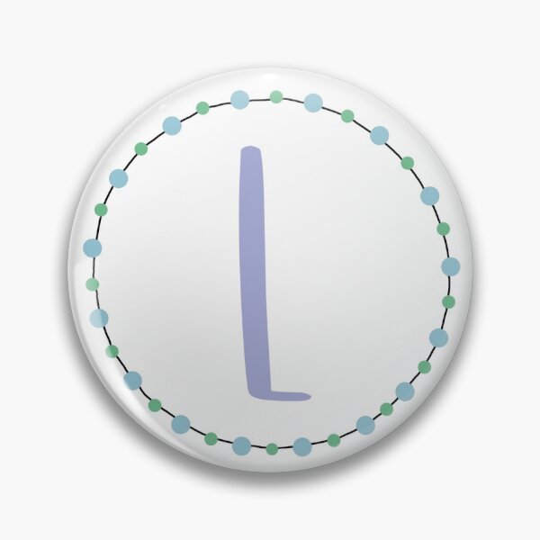 Item preview, Blue, Green Purple Circle L designed and sold by Meghan Hill.