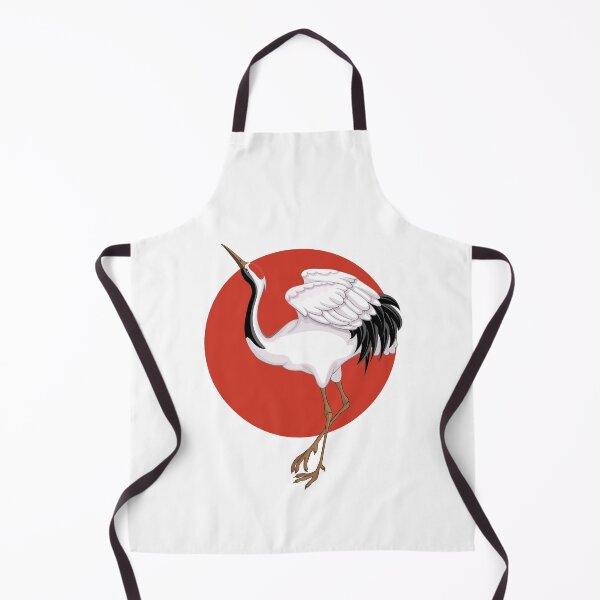 Item preview, Japan flag with Red Crowned Crane designed and sold by Funny-Vintage.