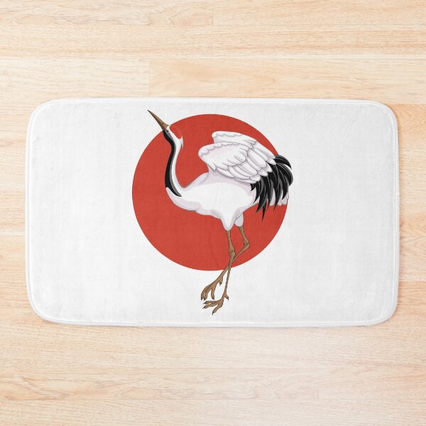 Item preview, Japan flag with Red Crowned Crane  designed and sold by Funny-Vintage.