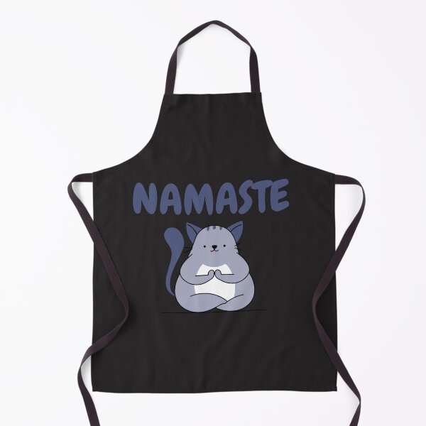 Item preview, Funny Yoga Posing Cat With The Words Namaste designed and sold by delohill.