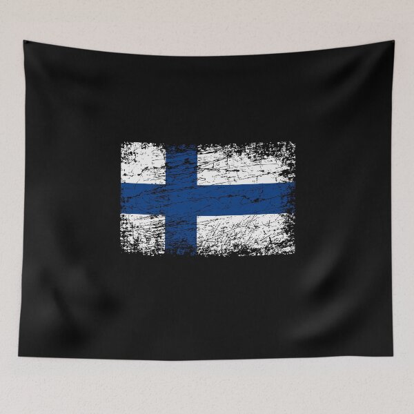 Item preview, Finland Finnish flag flag designed and sold by GeogDesigns.