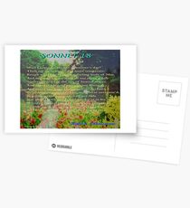 Shakespeare Sonnet 18--Shall I compare thee... Postcards