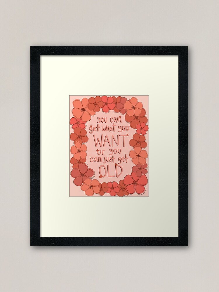 "Vienna Song Lyrics By Billy Joel" Framed Art Print for Sale by