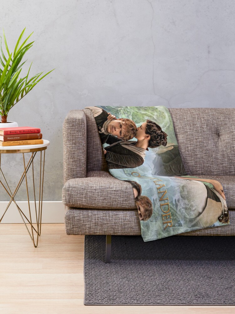 Alternate view of Jamie and Claire Fraser/Outlander Throw Blanket