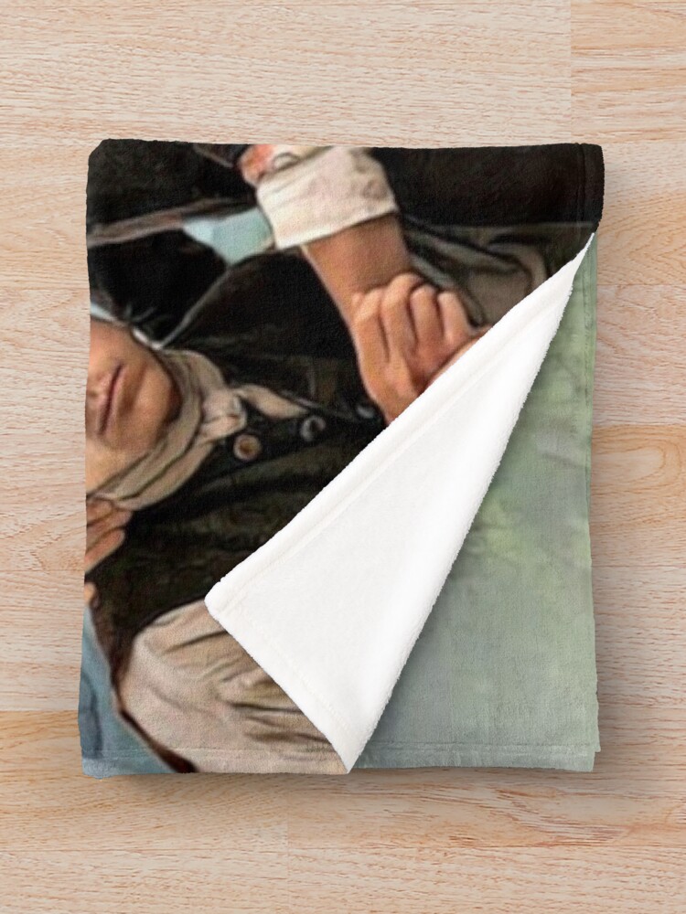 Alternate view of Jamie and Claire Fraser/Outlander Throw Blanket