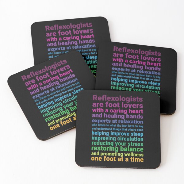 Item preview, Reflexologists are foot lovers (colorful text) designed and sold by Onpointholistic.