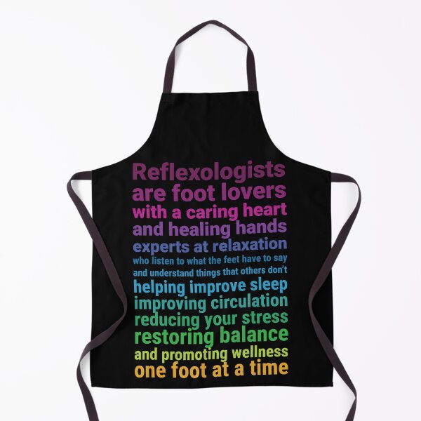 Item preview, Reflexologists are foot lovers (colorful text) designed and sold by Onpointholistic.