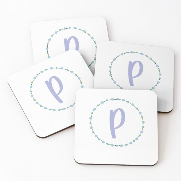 Item preview, Blue, Green Purple Circle P designed and sold by Meghan Hill.