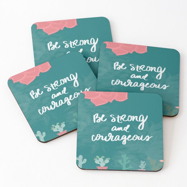 Item preview, Be Strong and Courageous designed and sold by Tiffany Key.