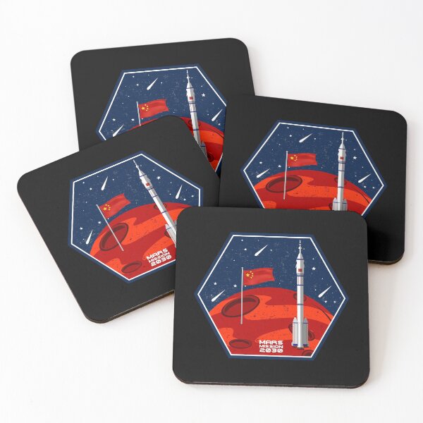 Item preview, Space China Mars Red Planet Rockets Spaceship Spaceshuttle Interplanetary Travel Gift designed and sold by TheAplus.