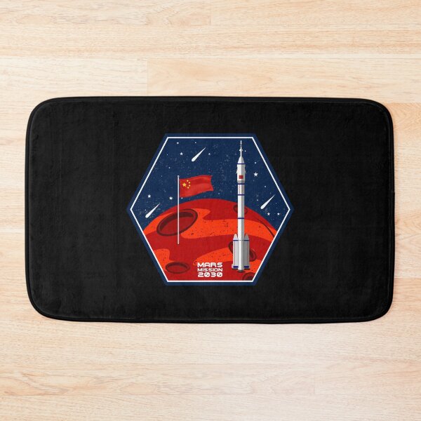 Item preview, Space China Mars Red Planet Rockets Spaceship Spaceshuttle Interplanetary Travel Gift designed and sold by TheAplus.
