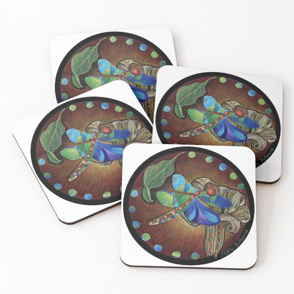 Item preview, Dragonfly mandala, the beat goes on designed and sold by pigwingsangel.