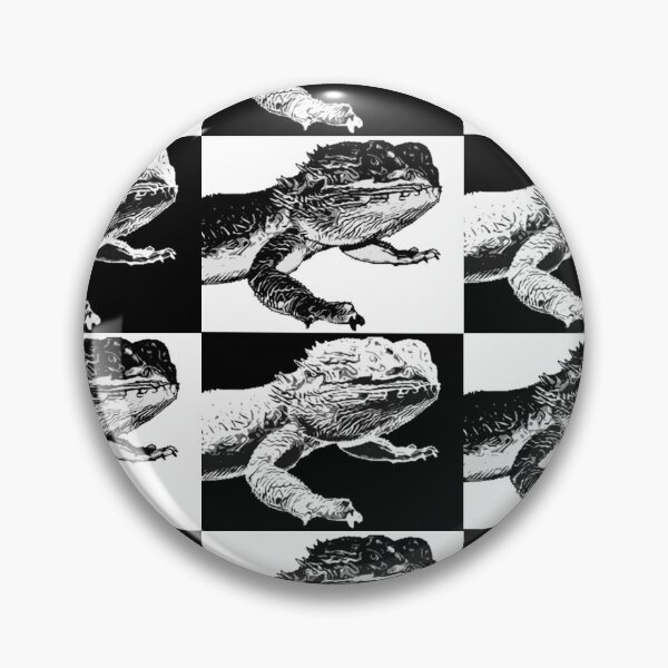 Item preview, Bearded Dragon Pattern Black and White   designed and sold by TB2018.
