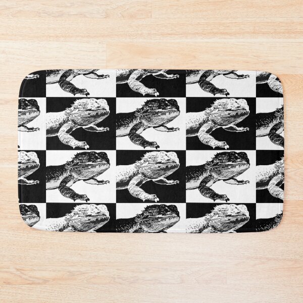 Item preview, Bearded Dragon Pattern Black and White   designed and sold by TB2018.