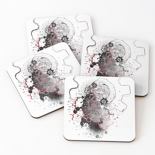Item preview, Gear Trash Polka Art designed and sold by Sima Sirus.