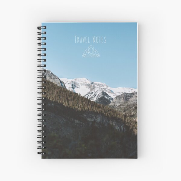 Rocky Mountain Portrait Travel Notes Spiral Notebook