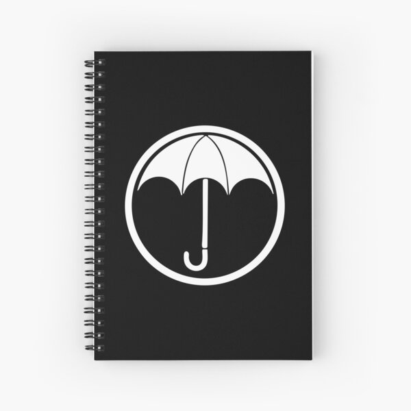 The Umbrella Academy Logo Black Spiral Notebook For Sale By Shiriru Redbubble 