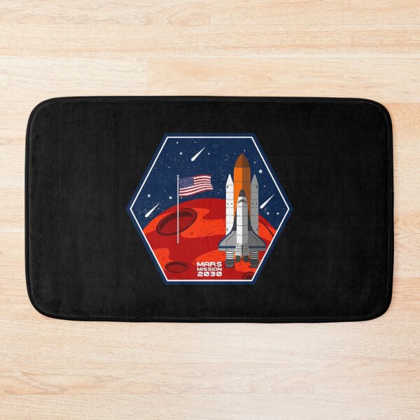 Item preview, Space USA Mars Red Planet Rockets Spaceship Spaceshuttle Interplanetary Travel Gift designed and sold by TheAplus.