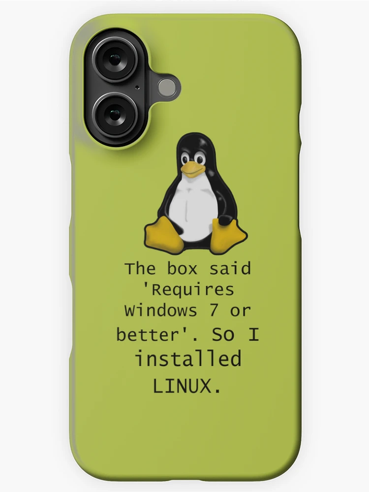 Thumbnail 1 of 4, iPhone Case, Linux designed and sold by MarkSeb.