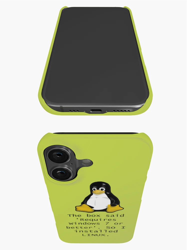 Thumbnail 3 of 4, iPhone Case, Linux designed and sold by MarkSeb.