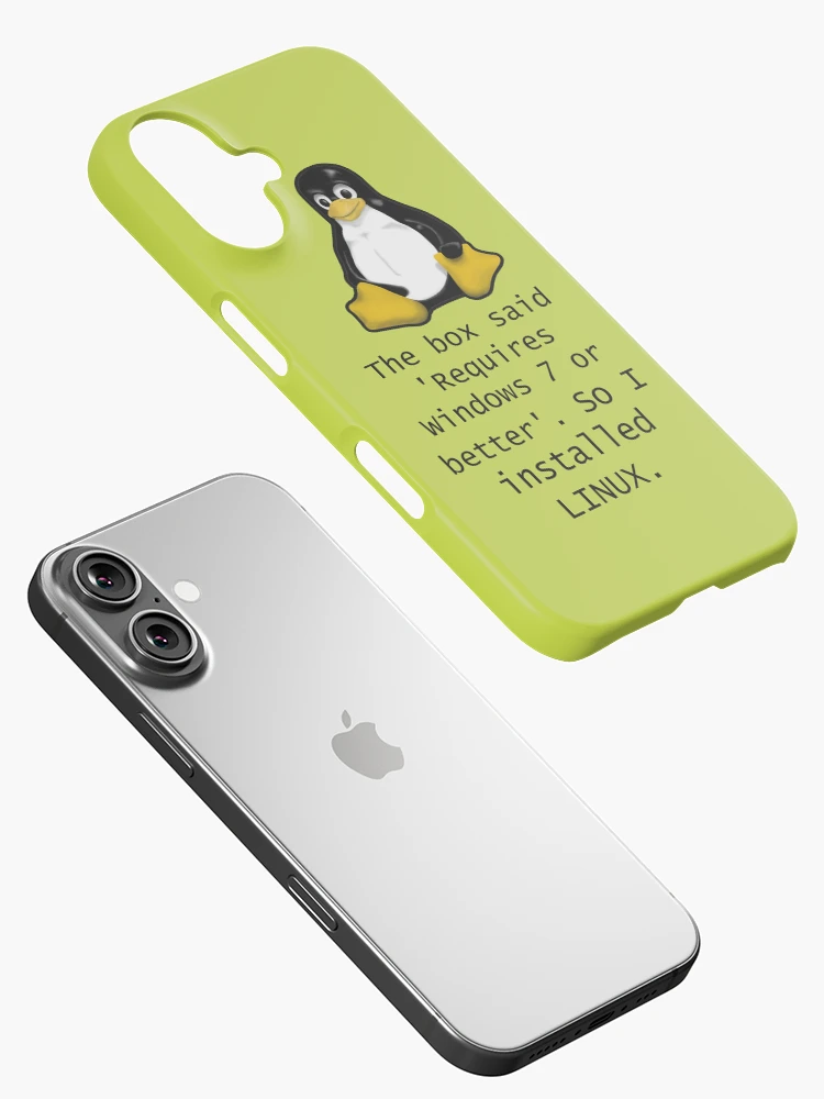Thumbnail 2 of 4, iPhone Case, Linux designed and sold by MarkSeb.
